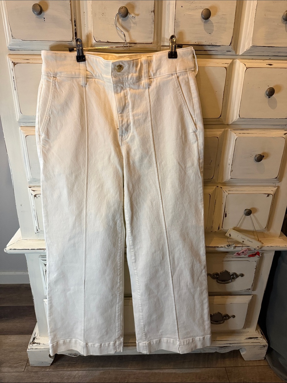 J.Crew Classic White Women’s Jeans - Clean Straight Leg